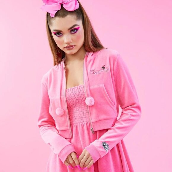 Retired! Awesome Blossom Velour Hoodie - Picture 3 of 6